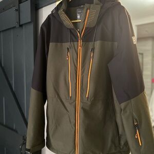 Killtec Ksw 127 Mn Ski Jckt Men's Ski Jacket with Zip Hood and Snow Guard Size L